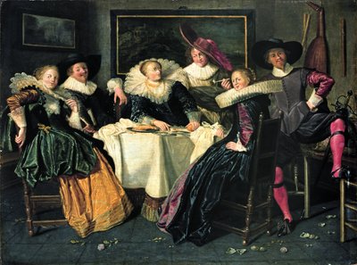 Merry Company by Dirck Hals